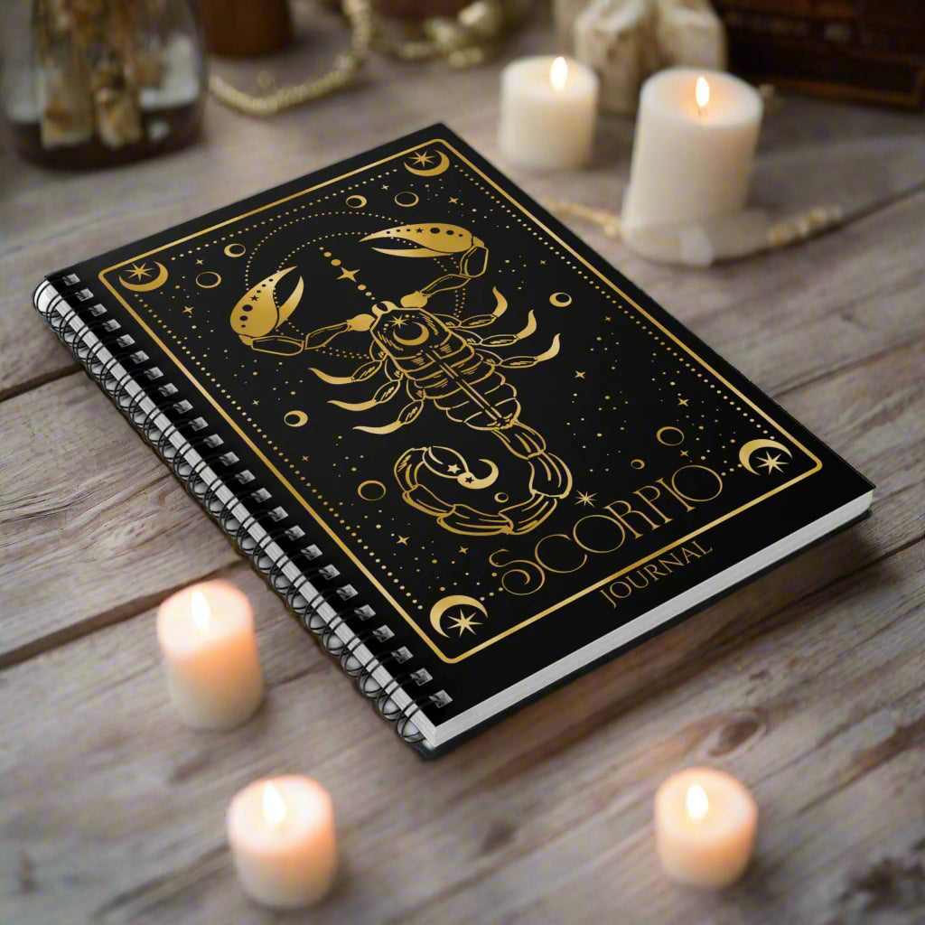 Scorpio Spiral Notebook