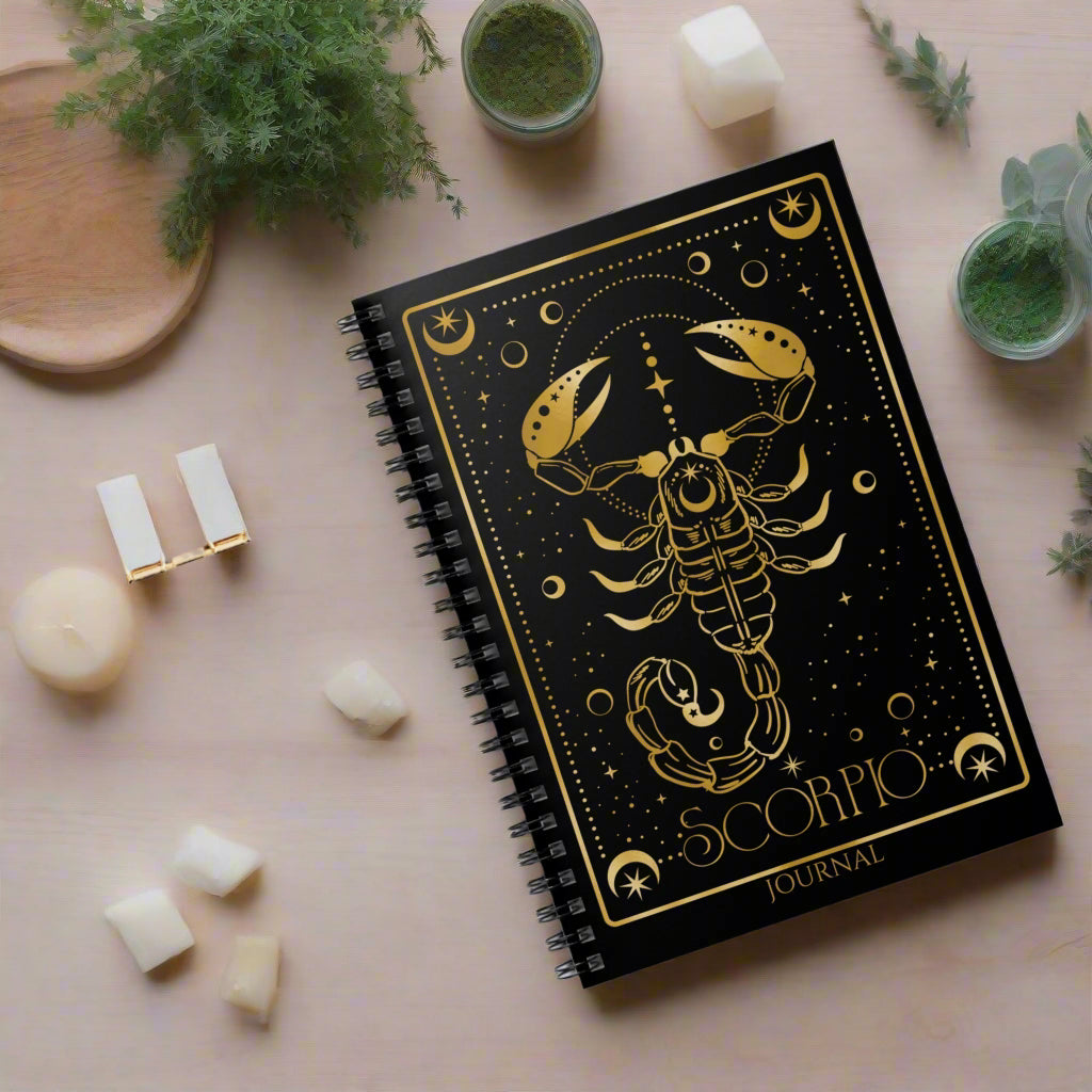 Scorpio Spiral Notebook