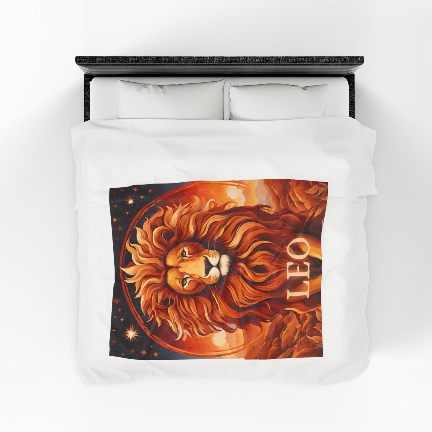Leo Velveteen Plush Blanket
