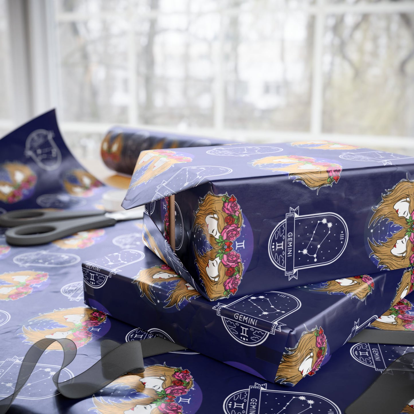 Gemini Wrapping Paper