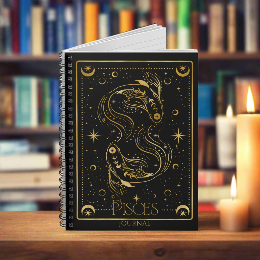 Pisces Spiral Notebook
