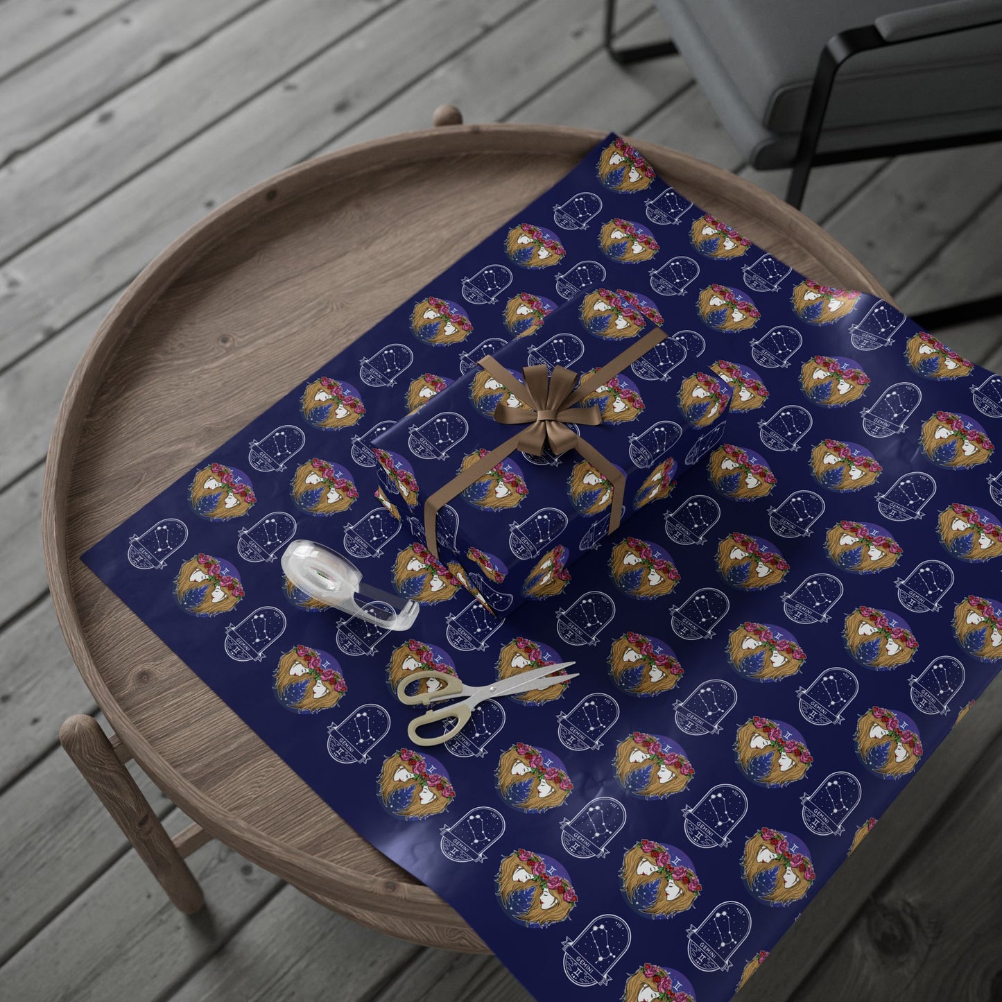 Gemini Wrapping Paper