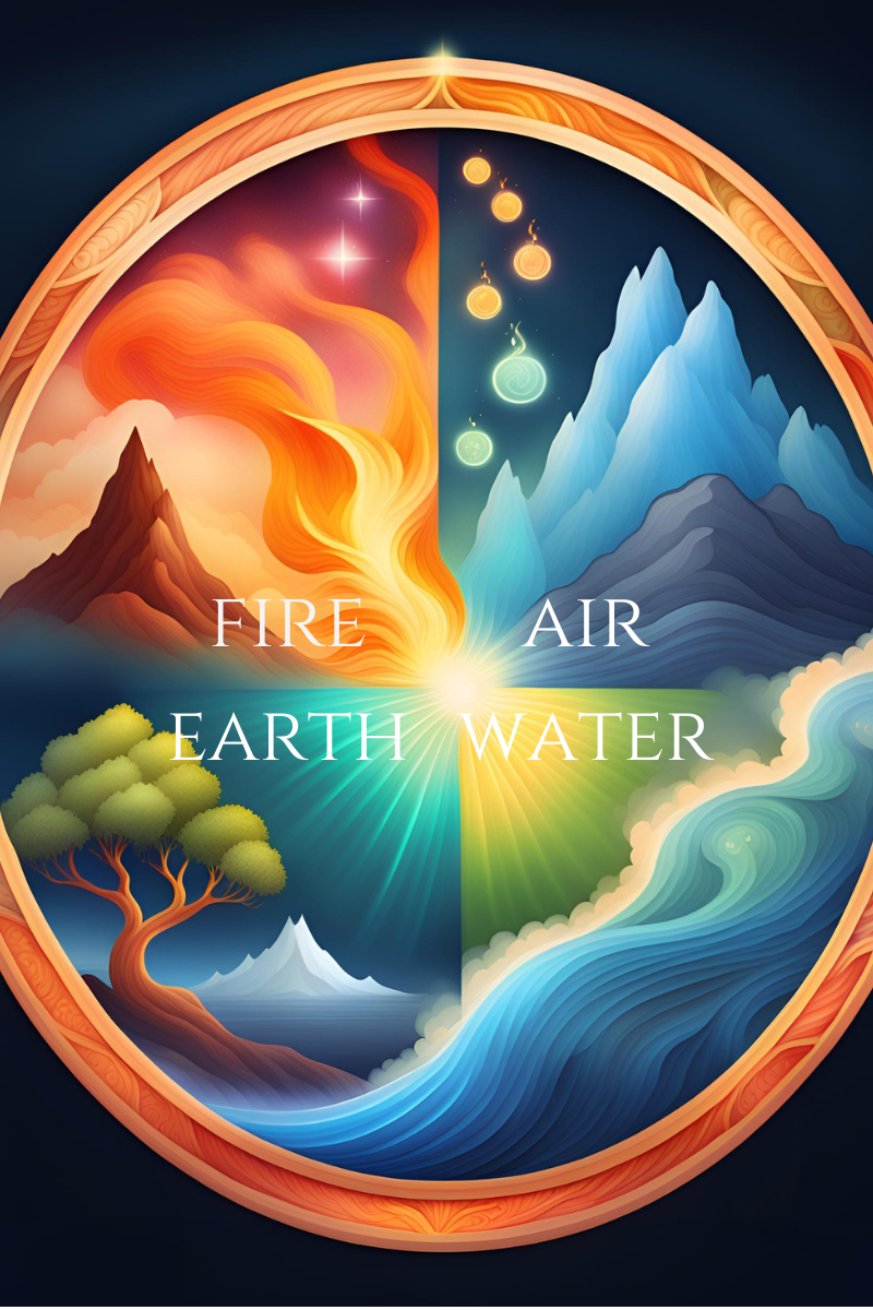 The Cosmic Elements: Fire, Earth, Air, and Water Explained