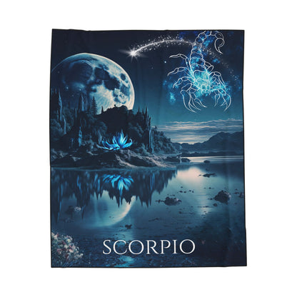 Scorpio Velveteen Plush Blanket