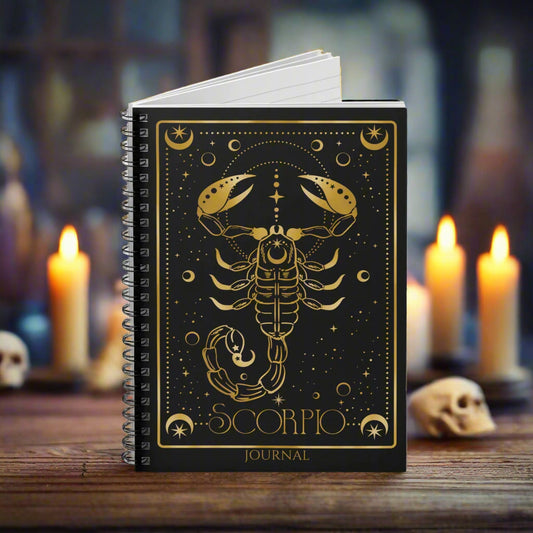 Scorpio Spiral Notebook