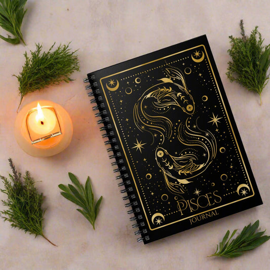 Pisces Spiral Notebook