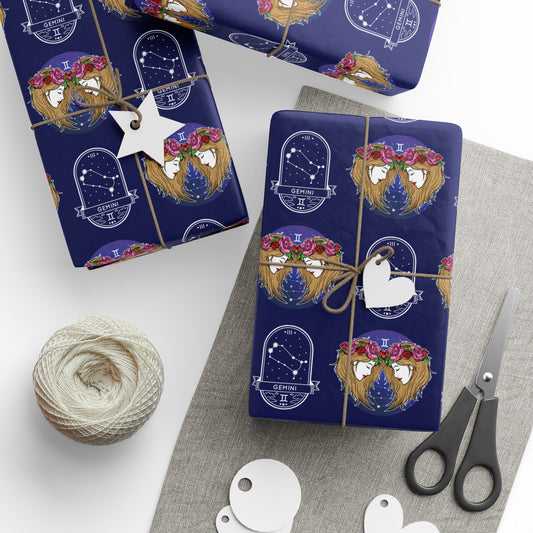 Gemini Wrapping Paper